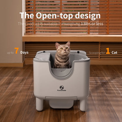 FuroomatePet Self Cleaning Litter Box Odor Control And Safety Features