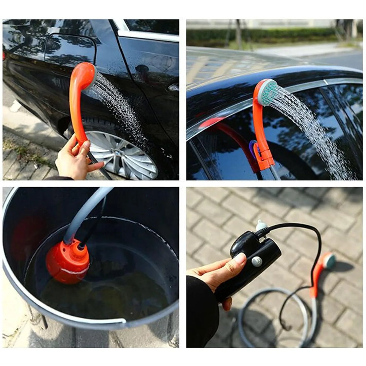 Hign-concerned Portable Camping Shower Rechargeable Pump