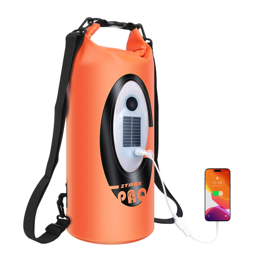 Solar Powered Waterproof Hiking Backpack With Bluetooth Speaker