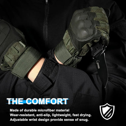 Tactical Full Finger Cycling Gloves With Non Slip Grip