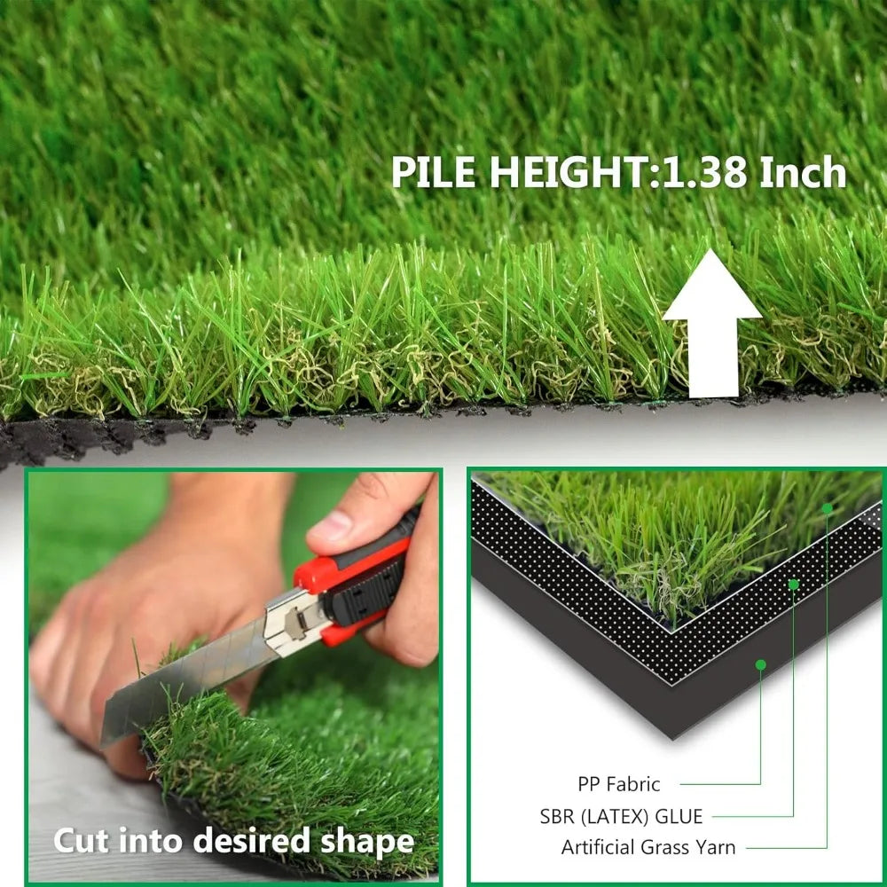 Hign-concerned Artificial Grass Rug Realistic Turf Pro