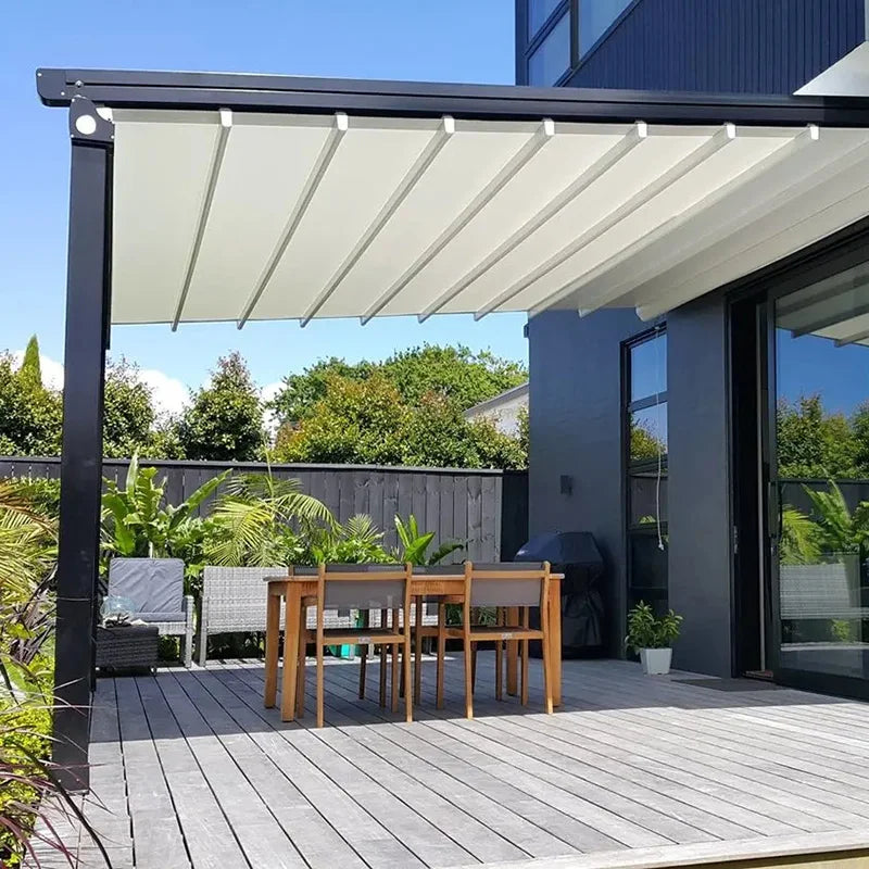 Guangdong Aluminum Folding Gazebo Pavilion Courtyard