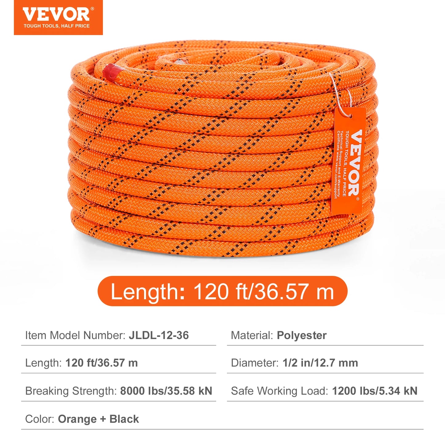 SucceBuy DualWeave Polyester Rope For Outdoor Adventures