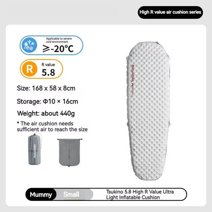 Nature hike Inflatable Ultralight Portable Folding Warm Mat Bed Pad