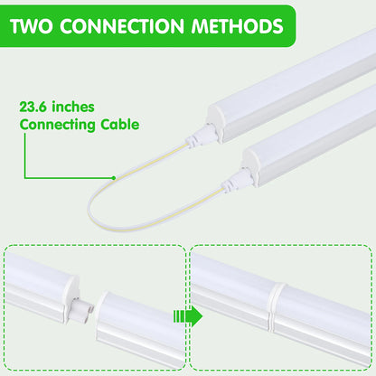 Barrina LED Shop Lights Utility Fixture 6 Pack Super Bright