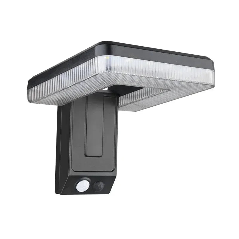 LED 120 Degree Foldable Solar Rechargeable Light Outdoor Wall Lamp Waterproof Motion Sensor 3 Modes Street Light Garden Decor