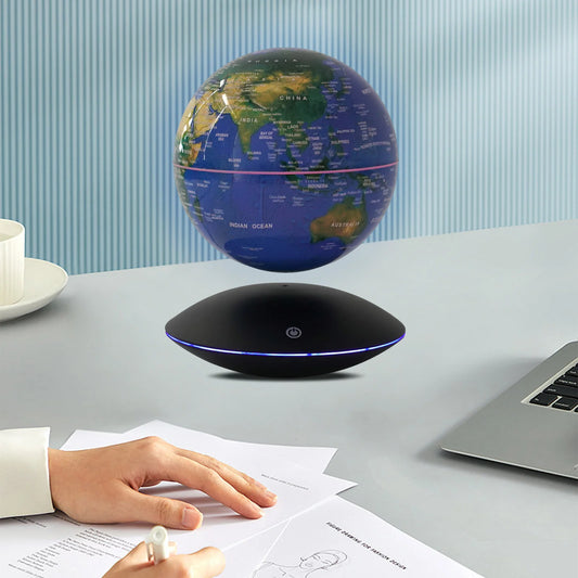 Hign-concerned Levitating Globe Luminous Suspended Magnetic Levitation Rotation