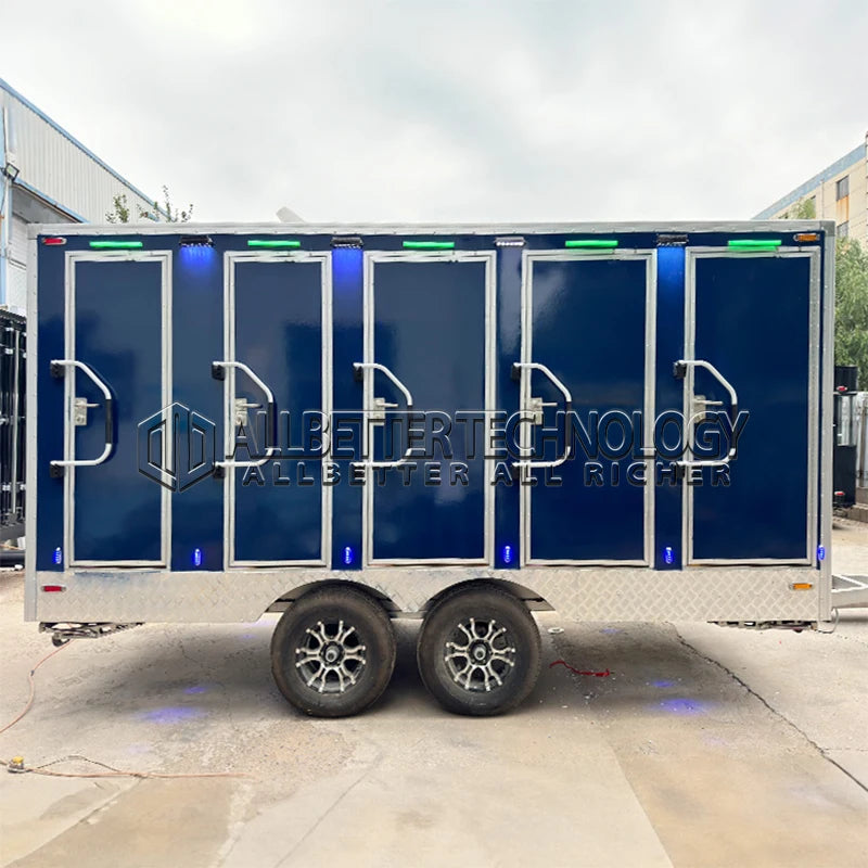 Allbetter Outdoor Luxury Portable Toilet Trailer for Beach Weddings