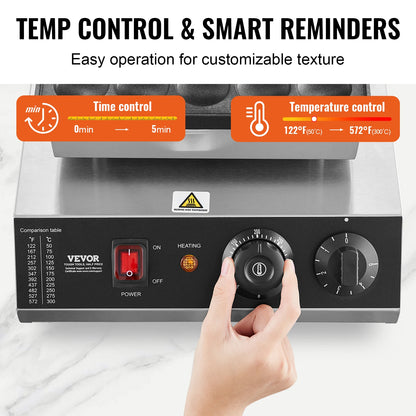 Electric Waffle Maker 1700W Dutch Pancake Baker For Home Use