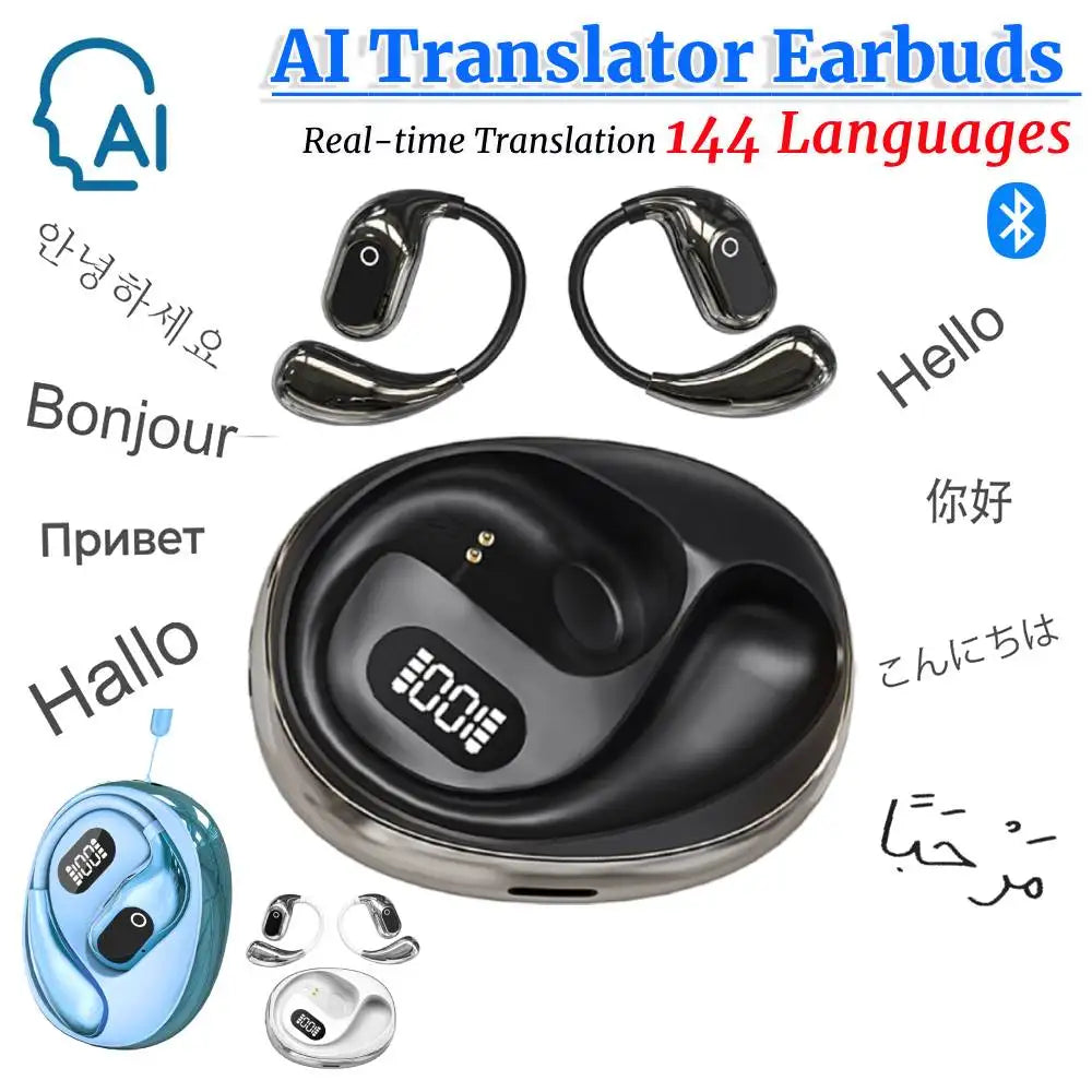 Alloet Wireless Translation Earbuds Real Time 138 Languages