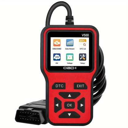 OBD2 Car Diagnostic Scanner With Voltage Tester