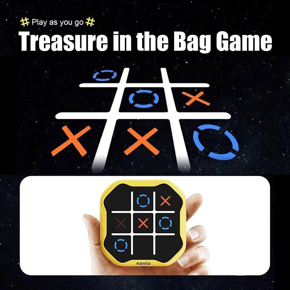 APWIKOGER 3 In 1 Tic Tac Toe Bolt PuzzleChallenge Game