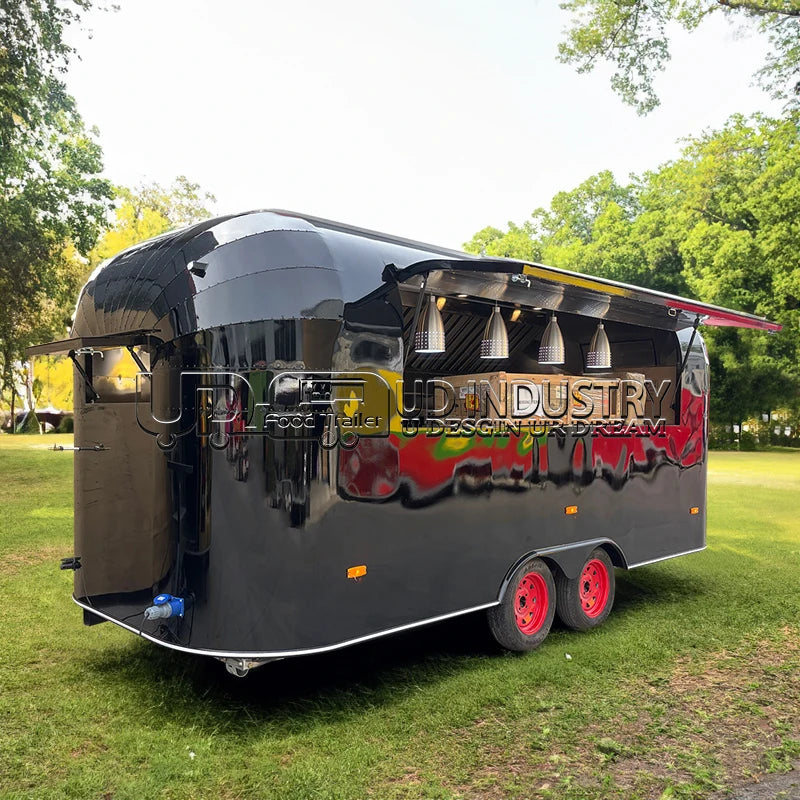 Urdream 2025 New Type Street Selling Coffee Van Catering Cart Burgers Fries Ice Cream Bus Truck Mobile Food Trailer for Sale