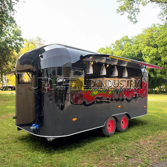 Urdream 2025 New Type Street Selling Coffee Van Catering Cart Burgers Fries Ice Cream Bus Truck Mobile Food Trailer for Sale
