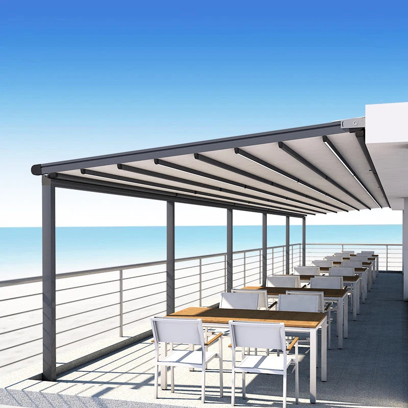 Guangdong Aluminum Folding Gazebo Pavilion Courtyard