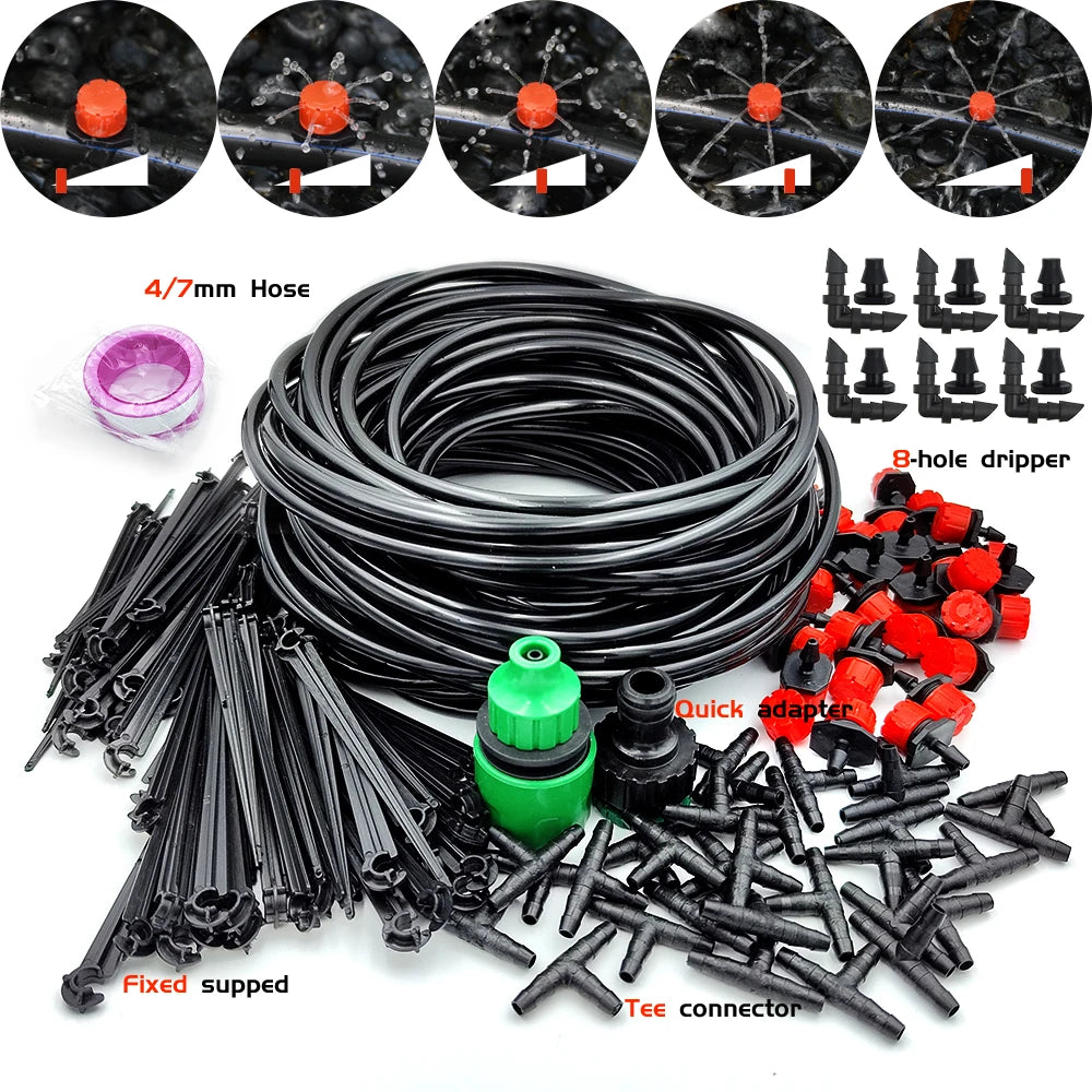 Drip Irrigation Kit Automatic Watering System Nozzles For Garden
