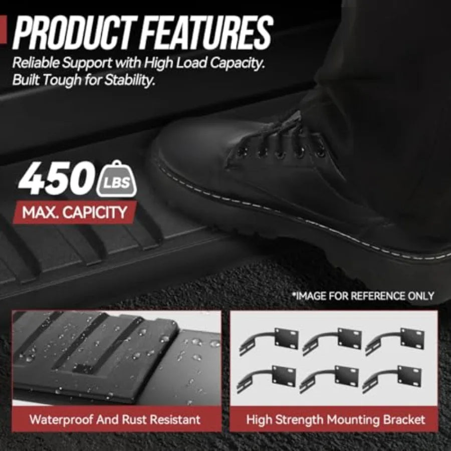 Stainless Steel Running Boards for Ford Super Duty Crew Cab