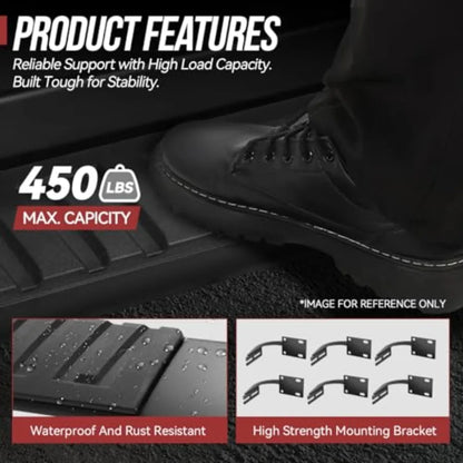 Stainless Steel Running Boards for Ford Super Duty Crew Cab