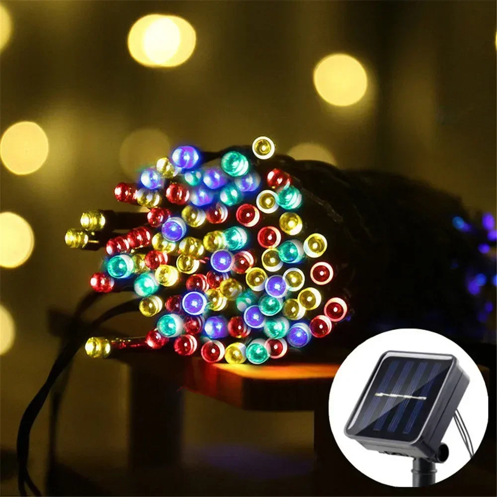 Outdoor Solar Light String LED Christmas Decoration,light String Solar Fairy Light Garden Christmas Decoration Light