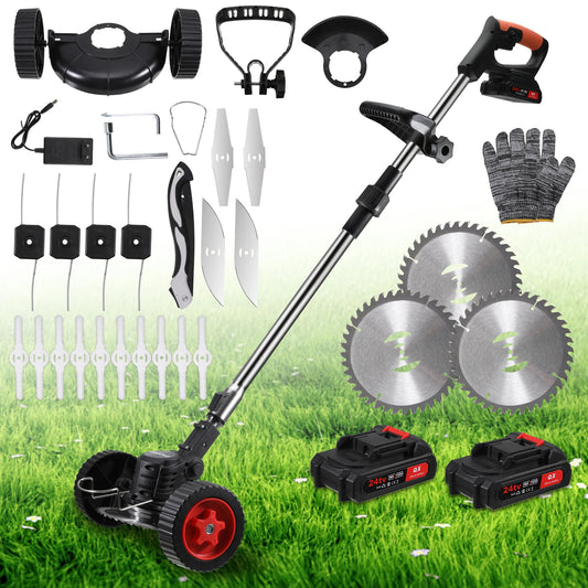 Cordless 21V Electric Lawn Mower With 1300mAh Battery
