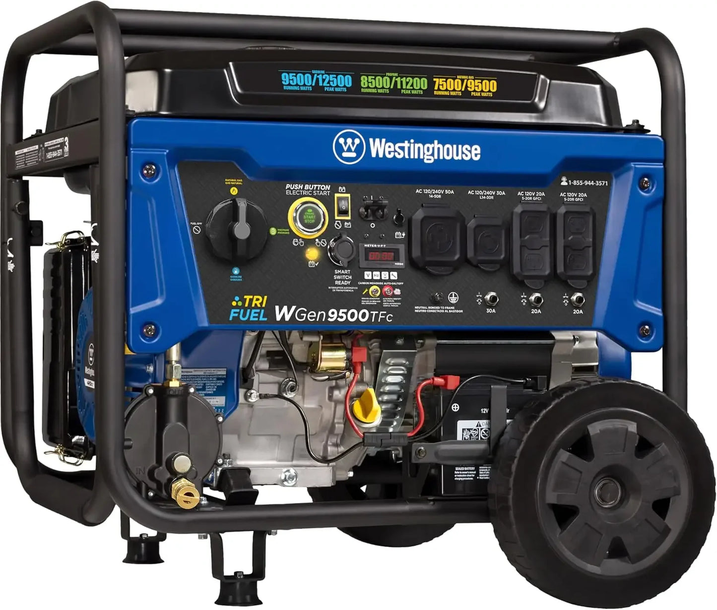 XMSJ 12500W TriFuel Portable Generator Remote Start Switch