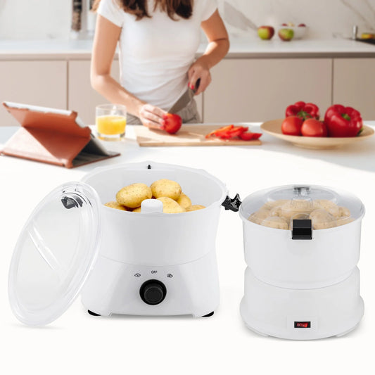 85W Electric Potato Peeler One-button Drive Automatic Peeler Spinner for Kitchens Restaurant Fast Food Shops