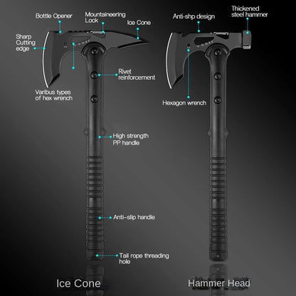 Life-Saving Fire Multi-Function Camping Axe For Outdoor Survival