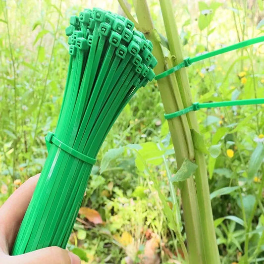 Ausum Gardening Zip Ties Plastic Winding Plant Fixing Cables