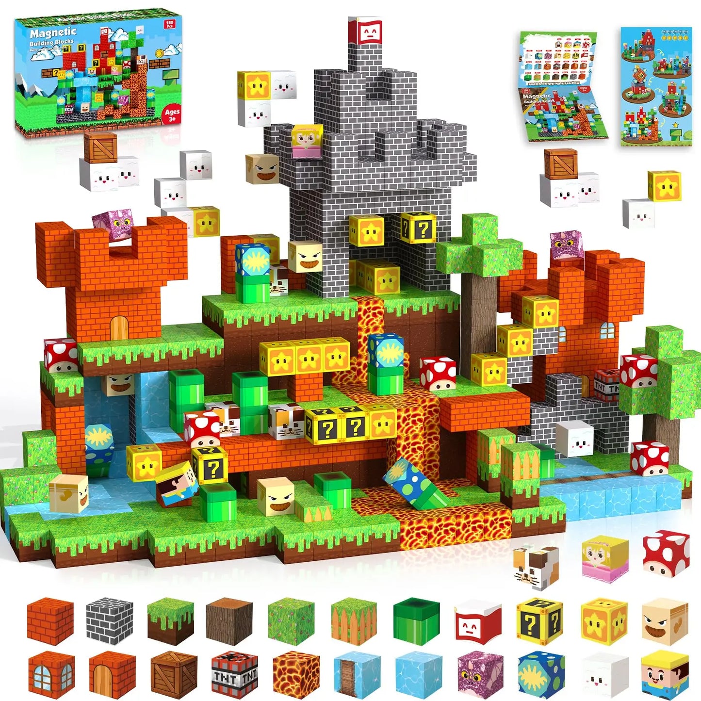 Magnetic Blocks STEM Educational Construction Set For Kids