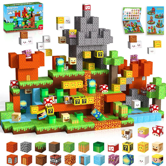 Magnetic Blocks STEM Educational Construction Set For Kids