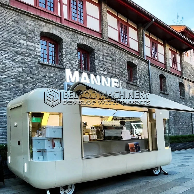 Belyoo Concession Food Trailer For Bakery And Ice Cream