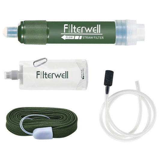 Survival Water Filter Survival Water Filter 0.01 Micron Personal Water Filter Emergency Survival Camping Water Filter For