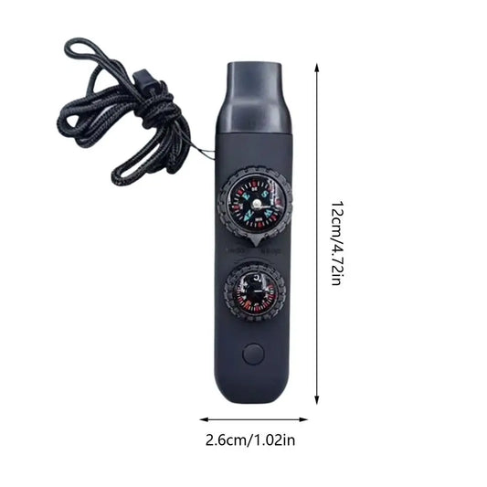 Hign Concerned Survival Whistle With LED Light And Compass