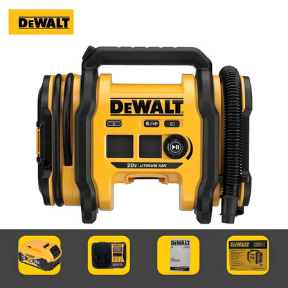 DEWALT 20V Corded/Cordless Air Inflator 160 PSI Tire Inflator Electric Air Pump Blower Power Tools 1/2PC battery