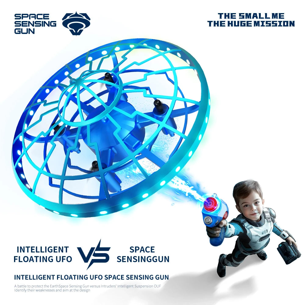 RC Shooting Sensing Flying Saucer XS4 Toy Drone For Kids