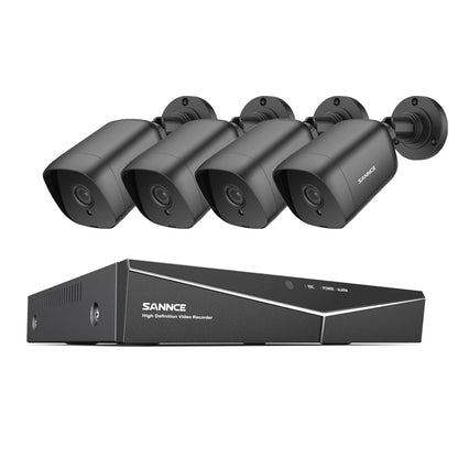 SANNCE 8CH 5MP DVR CCTV Surveillance System Kit Outdoor