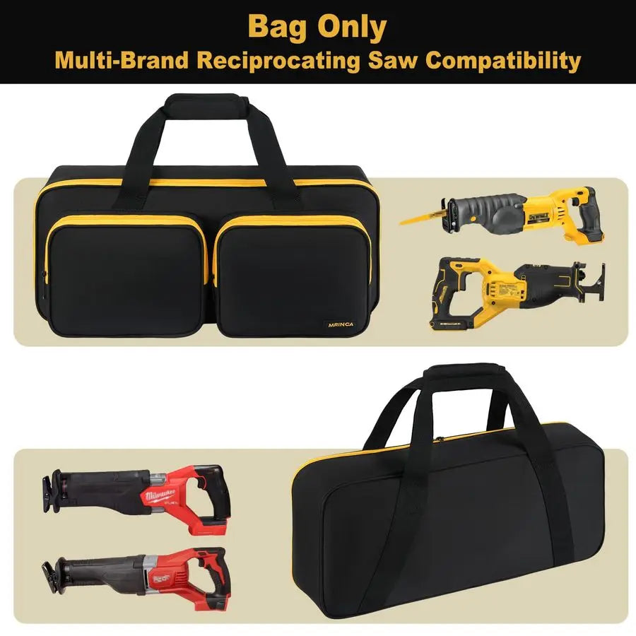 Case Compatible with DEWALT 20V 60V Reciprocating Saw DCS380B DCS382B DCS389B and Milwaukee M18 282120 262120 272220, with Multi