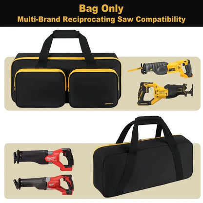 Case Compatible with DEWALT 20V 60V Reciprocating Saw DCS380B DCS382B DCS389B and Milwaukee M18 282120 262120 272220, with Multi