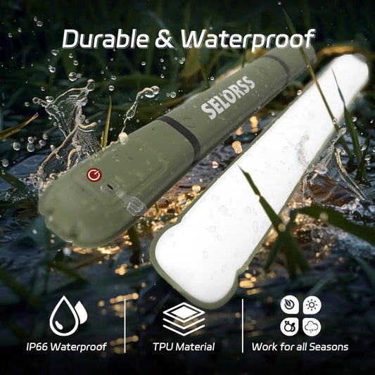 SLEROSS Rechargeable Waterproof Tent Spotlight For Outdoor Camping