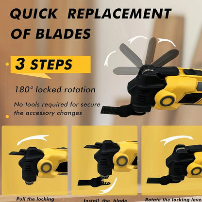 NEWONE 20V Max Oscillating Multi Tool Anti-Vibration Cordless Kit