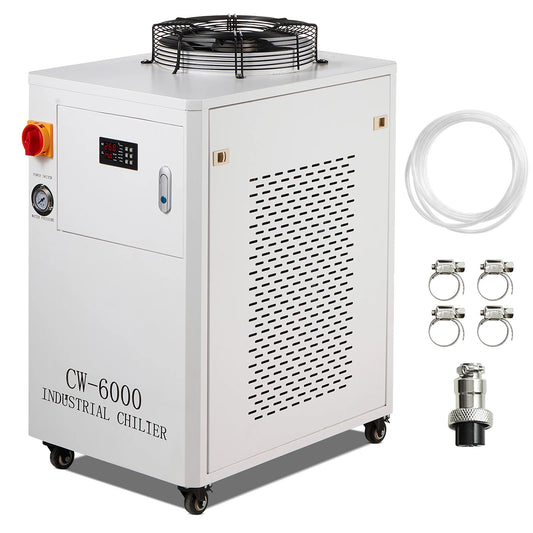SucceBuy CW6000 Industrial Water Chiller 65 Lpm Laser