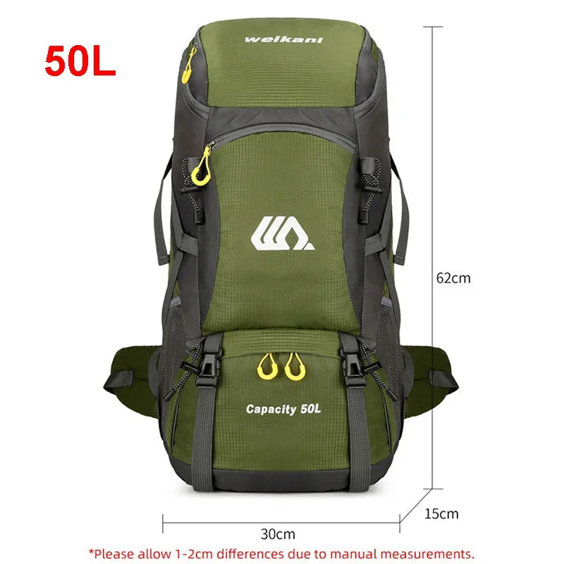 Waterproof Camping Backpack for Hiking and Travel Outdoor Bag