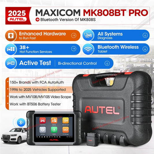 Autel Pro Car Diagnostic Tool Bluetooth OBD2 Code Reader