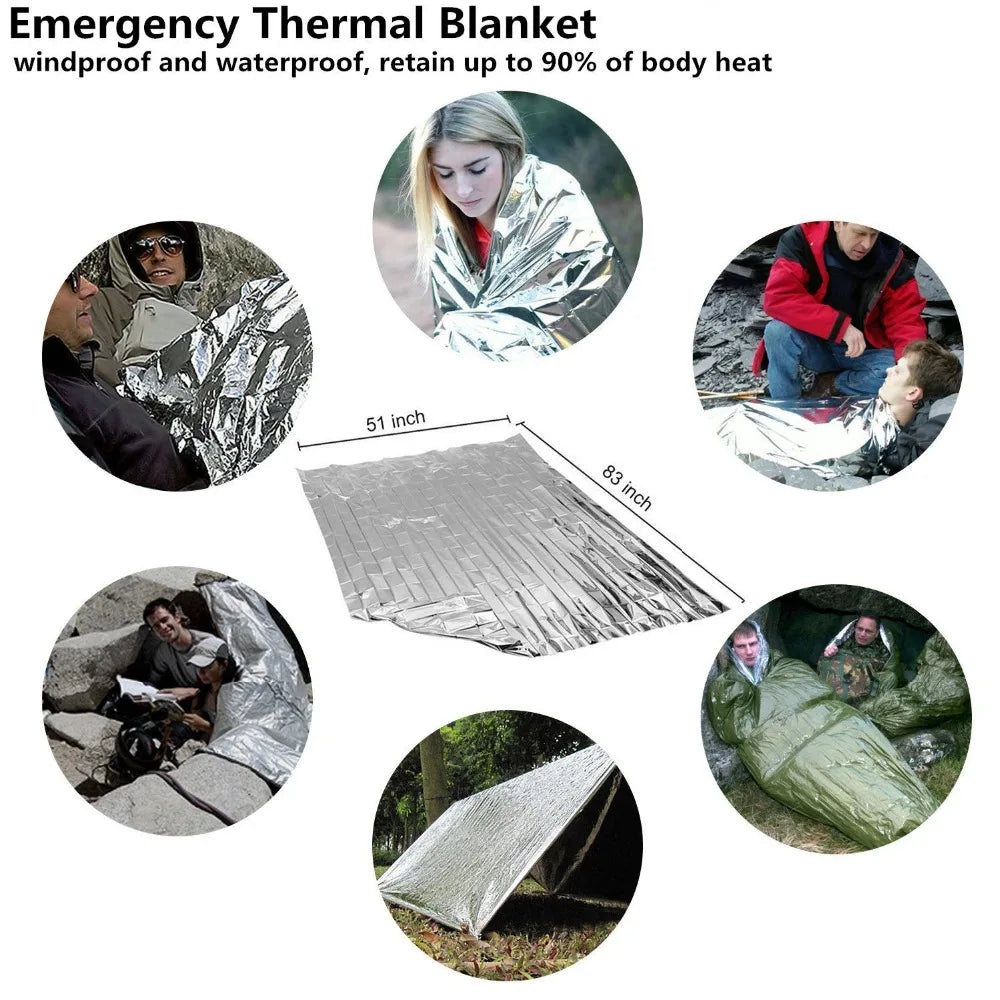 Choice Outdoor Emergency Survival Kit For Camping Hiking And Car First Aid