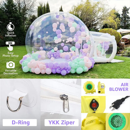 Inflatable Bubble Dome House Clear Tent With Blower