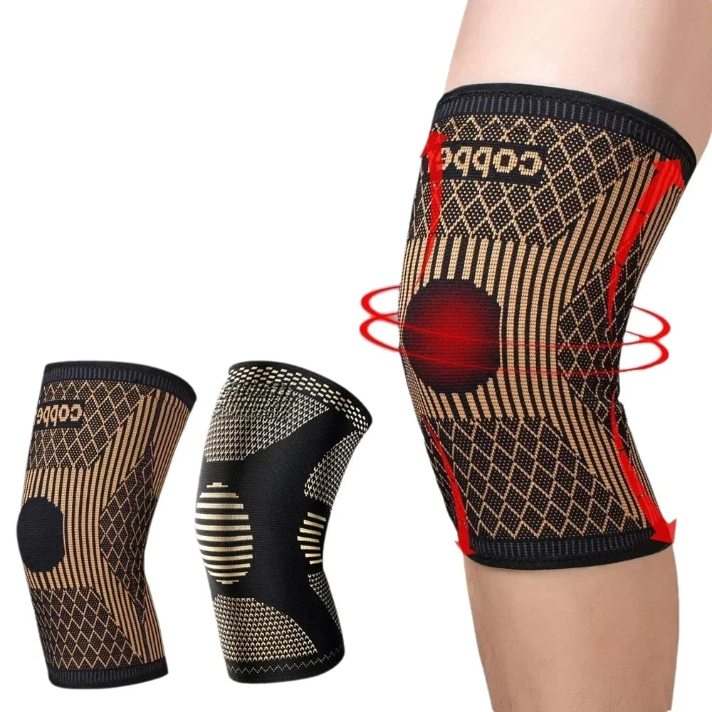 Copper Knee Brace for Arthritis Pain Compression sleeve for Sports, Pain Relief