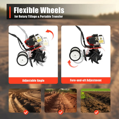 52cc Gas Mini Cultivator For Yard And Garden Tilling