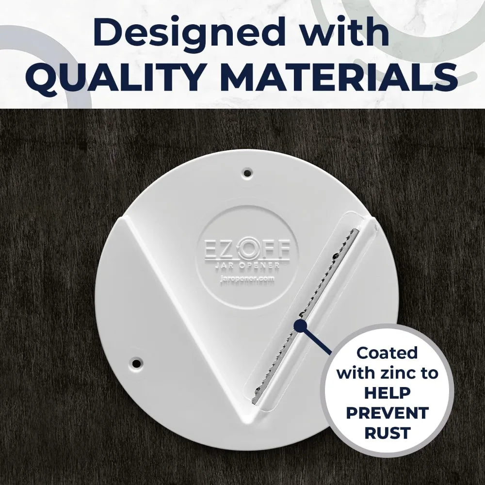 1pc Under Cabinet Jar Openers for Weak Hand Easy Grip, Arthritis jar opener, One Handed Gadgets & Bottle Opener Kitchen Tools