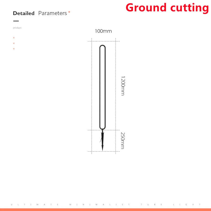 Outdoor LED Lawn Lamp AC110V 220V Waterproof Minimalist Round Street Light For Courtyard Villa Landscape Path Garden Lighting