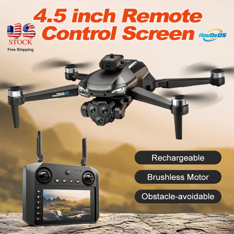 Camera 4K Drone Quad Copter With Brushless Motors FPV